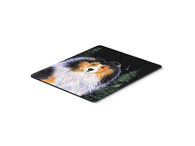 Carolines Treasures SS8491MP Starry Night Collie Mouse Pad/Hot Pad/Trivet, Large, Multicolor