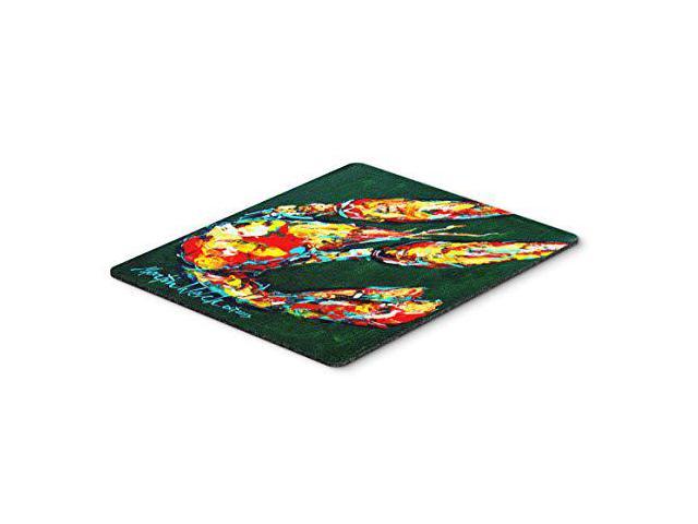 Carolines Treasures MW1194MP Craw Baby on Green Crawfish Mouse Pad, Hot Pad or Trivet, Large, Multicolor