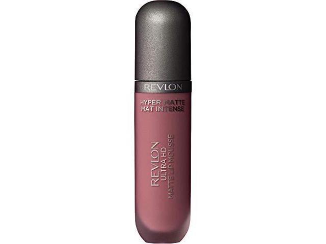 Liquid Lipstick by Revlon, Face Makeup, Ultra HD Matte Lip Mousse, Longwear Rich Lip colors in Plum Berry, 830 Death Valley, 002 Oz