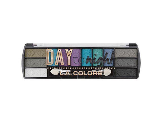 L. A. COLORS Day To Night 12 Color Eyeshadow Palette, After Dark, 0.28 oz. (CES432)