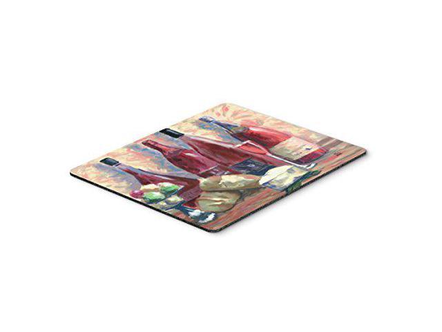 Carolines Treasures SDSM0127MP Wine and Cheese by David Smith Mouse Pad, Hot Pad or Trivet, Large, Multicolor