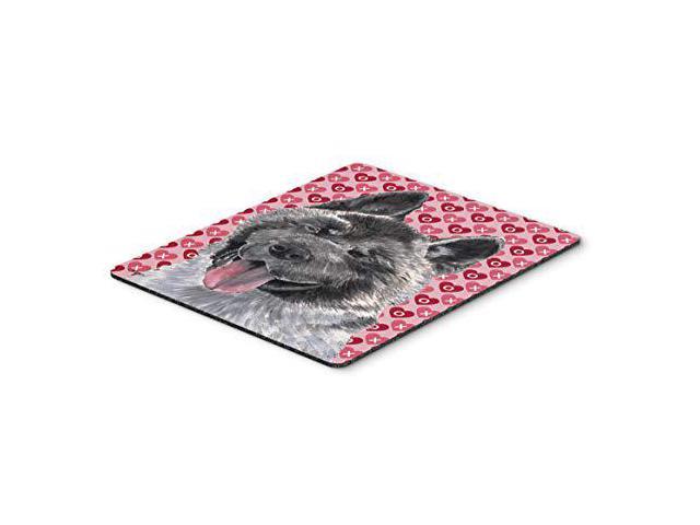 Carolines Treasures SC9484MP Akita Hearts Love and Valentines Day Mouse Pad, Hot Pad or Trivet, Large, Multicolor