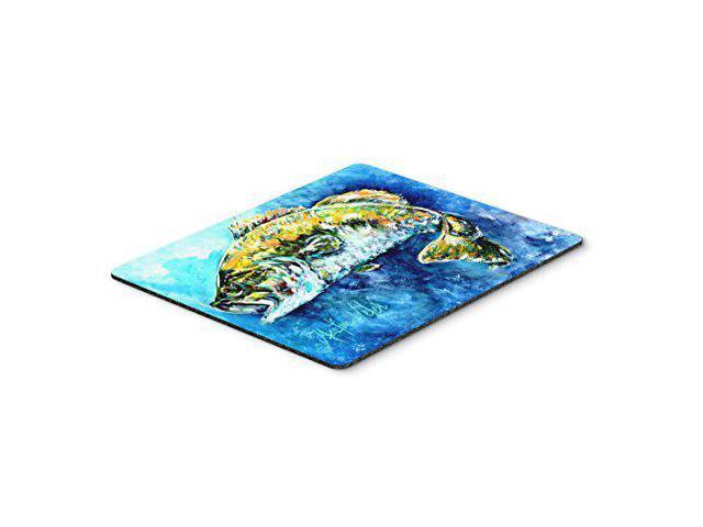 Carolines Treasures MW1210MP Bobby Bass Mouse Pad, Hot Pad or Trivet, Large, Multicolor