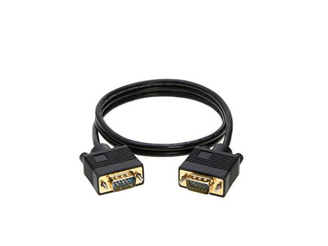 Cables Direct Online 6FT SVGA Monitor Cable, Male to Male 1080P Super VGA Display Cord for PC Projector Laptop TV