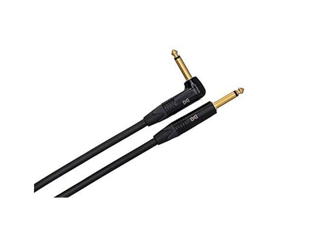 Hosa Edge Guitar Cable, Neutrik Straight to Right Angle, 10 Feet