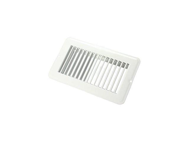 JR Products 02-28945 Undampered Floor Register - 4' x 8', White