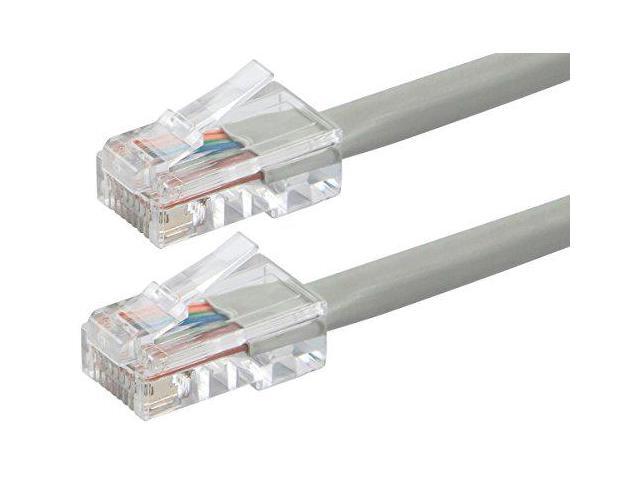 Monoprice Cat6 Ethernet Patch Cable - 3 Feet - Gray, RJ45, Stranded, 550Mhz, UTP, Pure Bare Copper Wire, 24AWG - Zeroboot Series