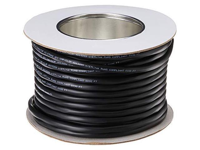 Monoprice Nimbus Series 12 Gauge AWG 4 Conductor CMP-Rated Speaker Wire / Cable - 100ft UL Plenum Rated, 100% Pure Bare Copper With Color Coded...