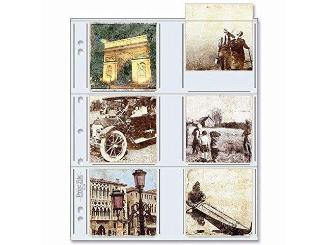 Lineco Archival Protector Pocket Pages for INSTAGRAMM 3.50x3.50 Prints pks of 25-3.5x3.5