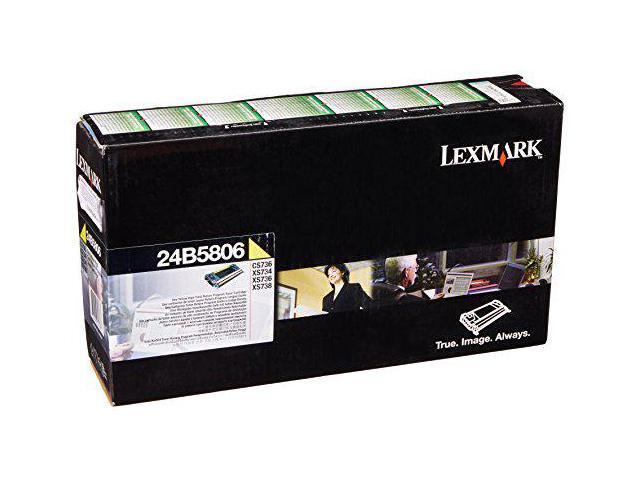 Lexmark 24B5806 Yellow Extra High Yield Return Program Toner Cartridge