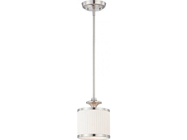 Nuvo 60/4738 Candice Brushed Nickel Mini Pendant