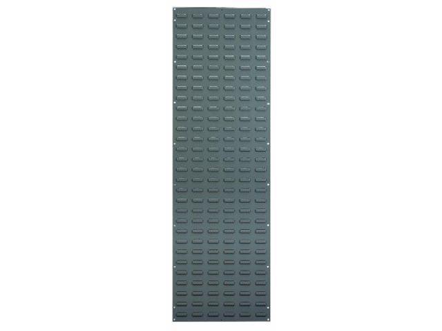 AKRO-MILS 30118 Steel Louvered Panel, 5/16 in D x 61 in H x 18 in W, Gray