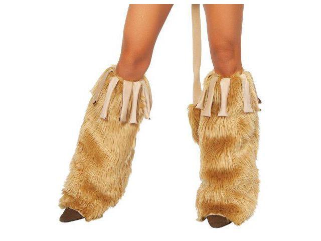 Roma Costume Courageous Lioness Leg Warmer, Honey, One Size