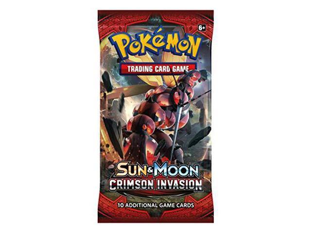 Pokemon POK81249 Sun and Moon Crimson Invasion Booster Packet Card Game