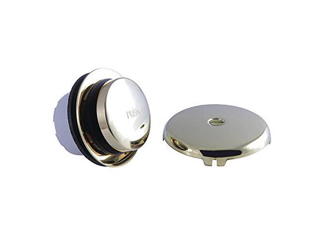 Kingston Brass DTT5302A2 DTL5302A2 Toe Tap Drain Kit, Polished Brass