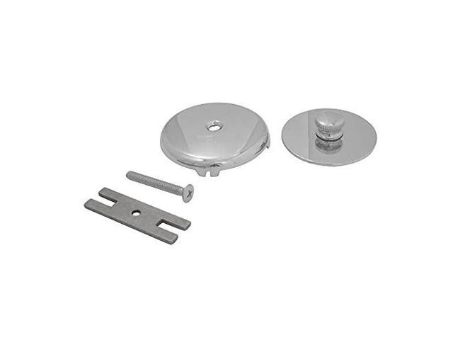 Kingston Brass DTL5303A1 Quick Cover Up Tub Stopper with Overflow Plate, Polishe