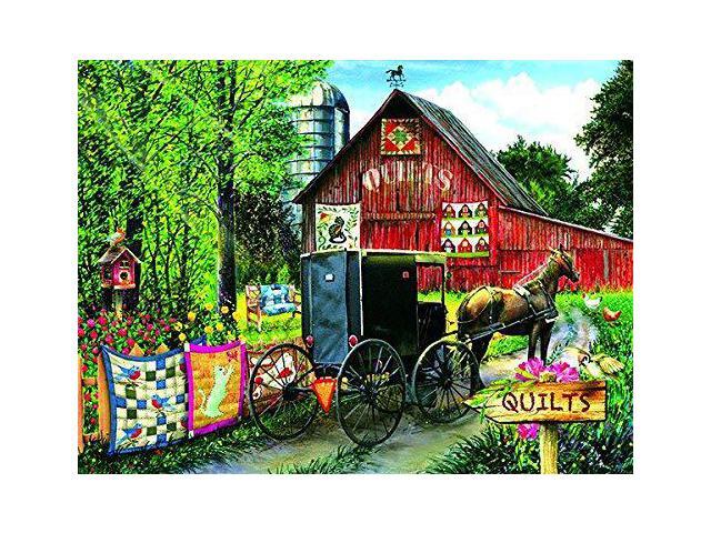 Amish Quilt Sale 1000 pc Jigsaw Puzzle by SunsOut