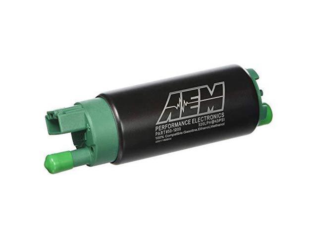 AEM 50-1200 E85 In-Tank Fuel Pump, Black, 4.055 x 1.535 x 1.535 inches