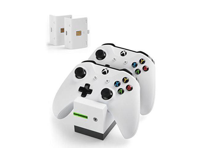 Snakebyte Twin Charge X - Dual Docking Station incl. 2 Rechargeable Battery Packs for XBOX One / Elite / S Controller Gamepad