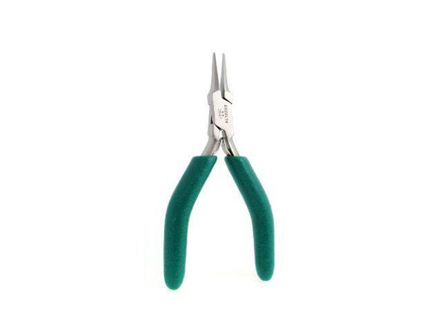 EXCELTA 2647 4 3/4 in TealShield(TM) Needle Nose Plier Standard Cushioned Grip