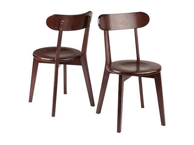 Winsome Pauline 2-PC Set Chair, Walnut, 17.32x18.96x31.59