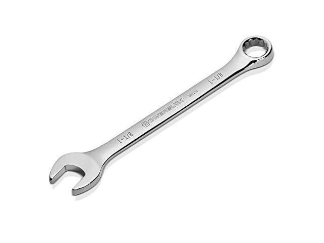 powerbuilt 644154 sae 1-1/8' polished combination wrench