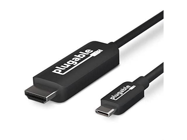 Plugable USB-C to HDMI Cable, 6ft/1.8m, HDMI 2.0, USB4 / Thunderbolt Adapter for 4K Monitor up to 4K 60Hz - image 9