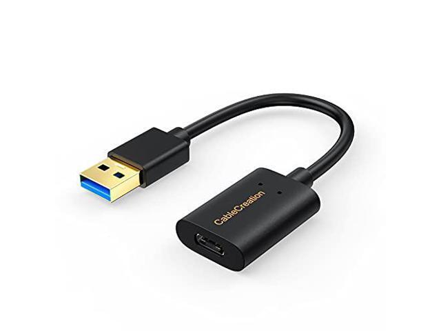 CableCreation USB3.1 USB C Female to USB Male Adapter Cable 5Gbps 3A Fast Charging USB to USB C Adapter, USB C to A Adapter Female USB C Adapter...