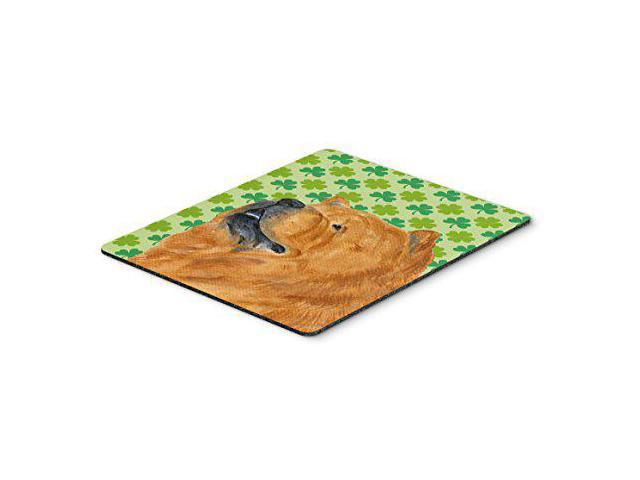 Carolines Treasures SS4433MP Chow Chow St. Patricks Day Shamrock Portrait Mouse Pad, Hot Pad or Trivet, Large, Multicolor