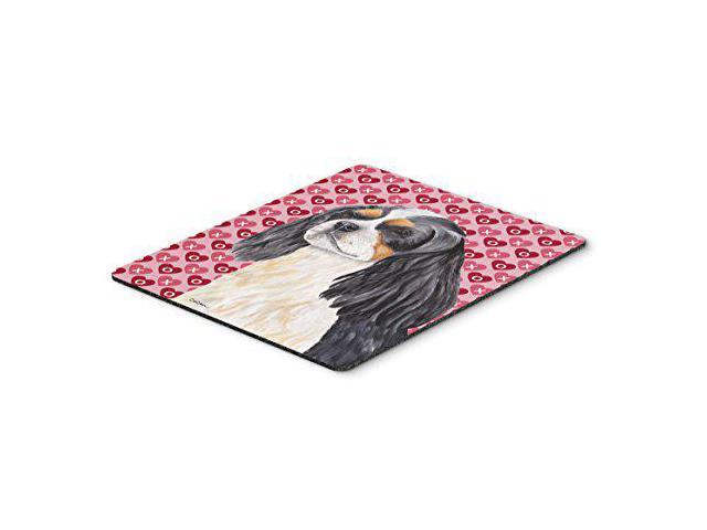 Carolines Treasures SC9248MP Cavalier Spaniel Hearts Love and Valentines Day Mouse Pad, Hot Pad or Trivet, Large, Multicolor