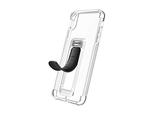 Scooch Wingman Kickstand Case Compatible with iPhone XR Case [10 ft Drop Protection] [Two-Way Stand] Shockproof Protective Cover with Metal Badge...