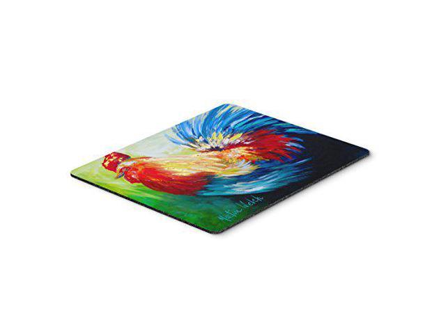 Carolines Treasures MW1085MP Bird - Rooster Chief Big Feathers Mouse Pad, Hot Pad or Trivet, Large, Multicolor