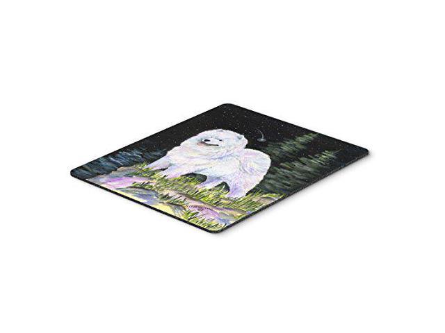 Carolines Treasures SS8498MP Starry Night Samoyed Mouse Pad/Hot Pad/Trivet, Large, Multicolor