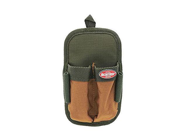 BUCKET BOSS 54180 Tool Pouch, Tool Sheath, Green, Polyester, 2 Pockets