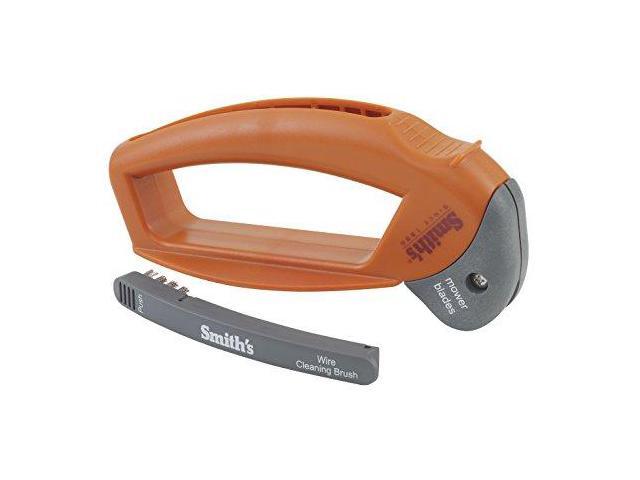 Smith's 50603 Lawn Mower Blade Shop Essentials Sharpener, Orange