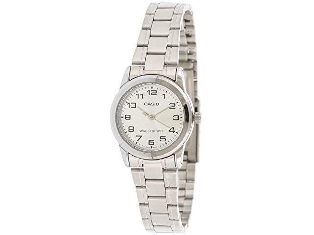 Casio Womens LTPV001D-7B Silver Metal Quartz Watch