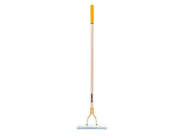 TRUE TEMPER 29140GR 19-tine Thatch Rake with 54'L Hardwood Handle
