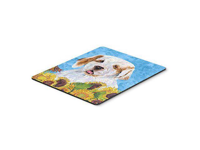 Carolines Treasures SS4133MP Clumber Spaniel Mouse Pad, Hot Pad or Trivet, Large, Multicolor