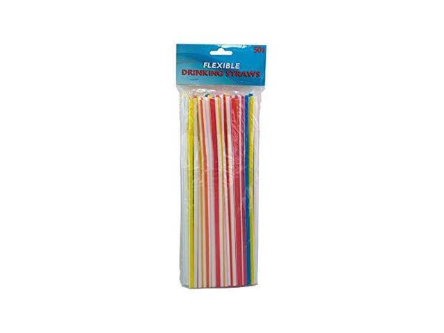 Flexible Drinking Straws - 50 count