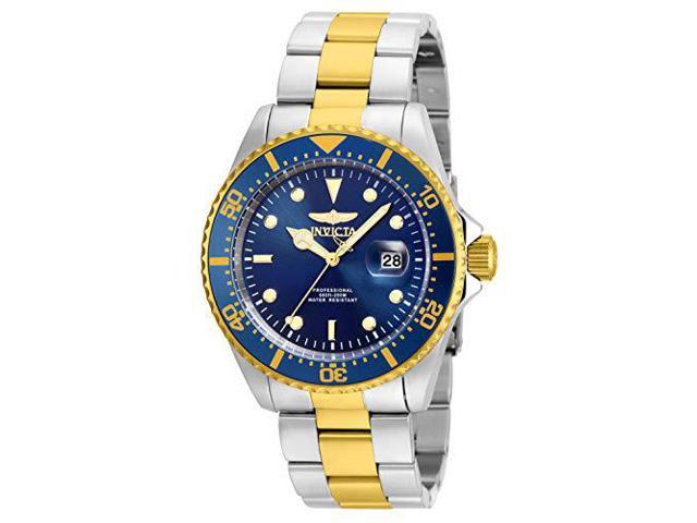 Invicta Mens Pro Diver Quartz Watch with Stainless-Steel Strap, Two Tone, 22 (Model: 22058)