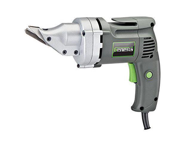 Genesis GES40 4.0 Amp Corded Swivel Head Variable Speed Electric Power Metal Shear, original version photo