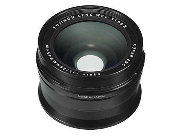 Fujifilm Fujinon Wide Conversion Lens for X100 Series Camera, Black (WCL-X100 B II)