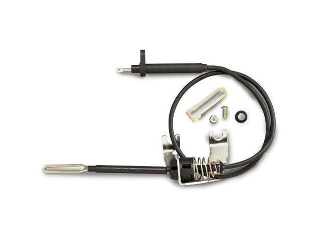 Lokar KD-2350U Stainless Steel Kickdown Bracket Kit with Black Housing for GM 350 Transmission