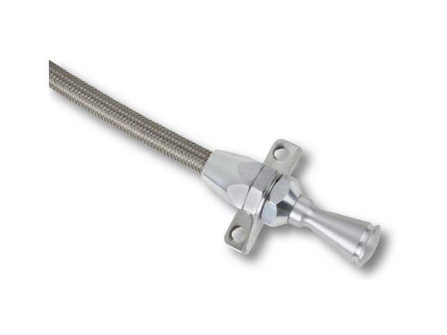 Lokar TD-30PGFM Hi-Tech Firewall Mount Transmission Dipstick for GM Powerglide Transmission