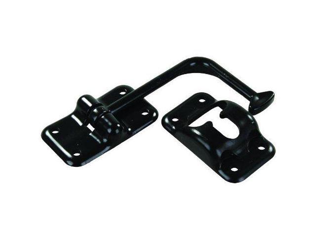 JR Products 10625 Plastic 90° T-Style Door Holder - Black, 6'