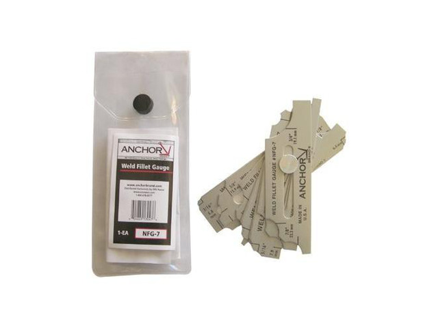 ANCHOR BRAND, 100-NFG-7, Anchor NFG-7 Weld FILLETGAUGE Set
