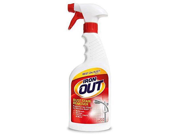 Iron OUT Spray Gel Rust Stain Remover, Remove and Prevent Rust Stains in Bathrooms, Kitchens, Appliances, Laundry, and Outdoors, 16 Ounce photo