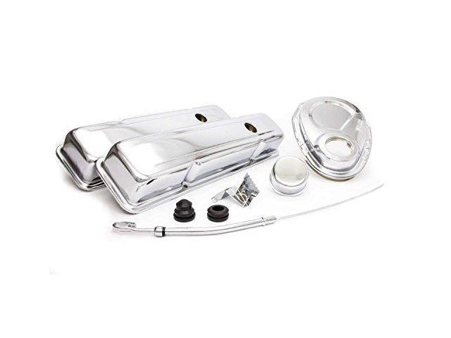 Racing Power Company R3023 Engine Dress-Up Kit with Short Valve Cover for Small Block Chevy