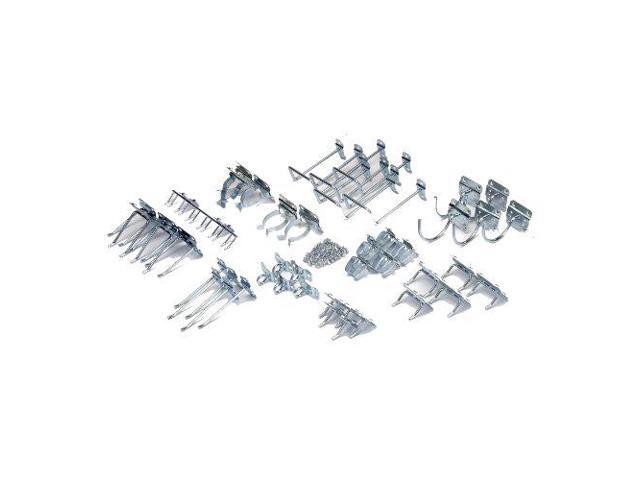 Triton Products LH1-KIT LocHook 46-Piece Zinc Plated Steel Hook Assortment for Locboard
