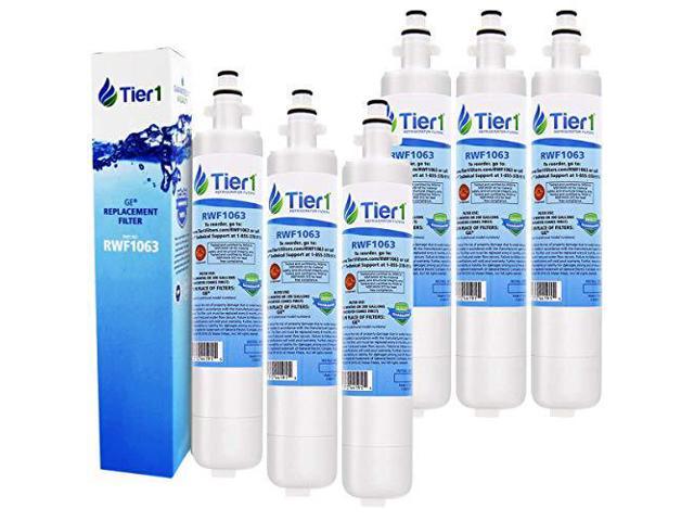 Tier1 Refrigerator Water Filter Replacement for GE RPWF (NOT RPWFE) & WaterSentinel WSG-4, PYE23KSD, GNE26GSD, GFE29HSD - 6 Pack photo
